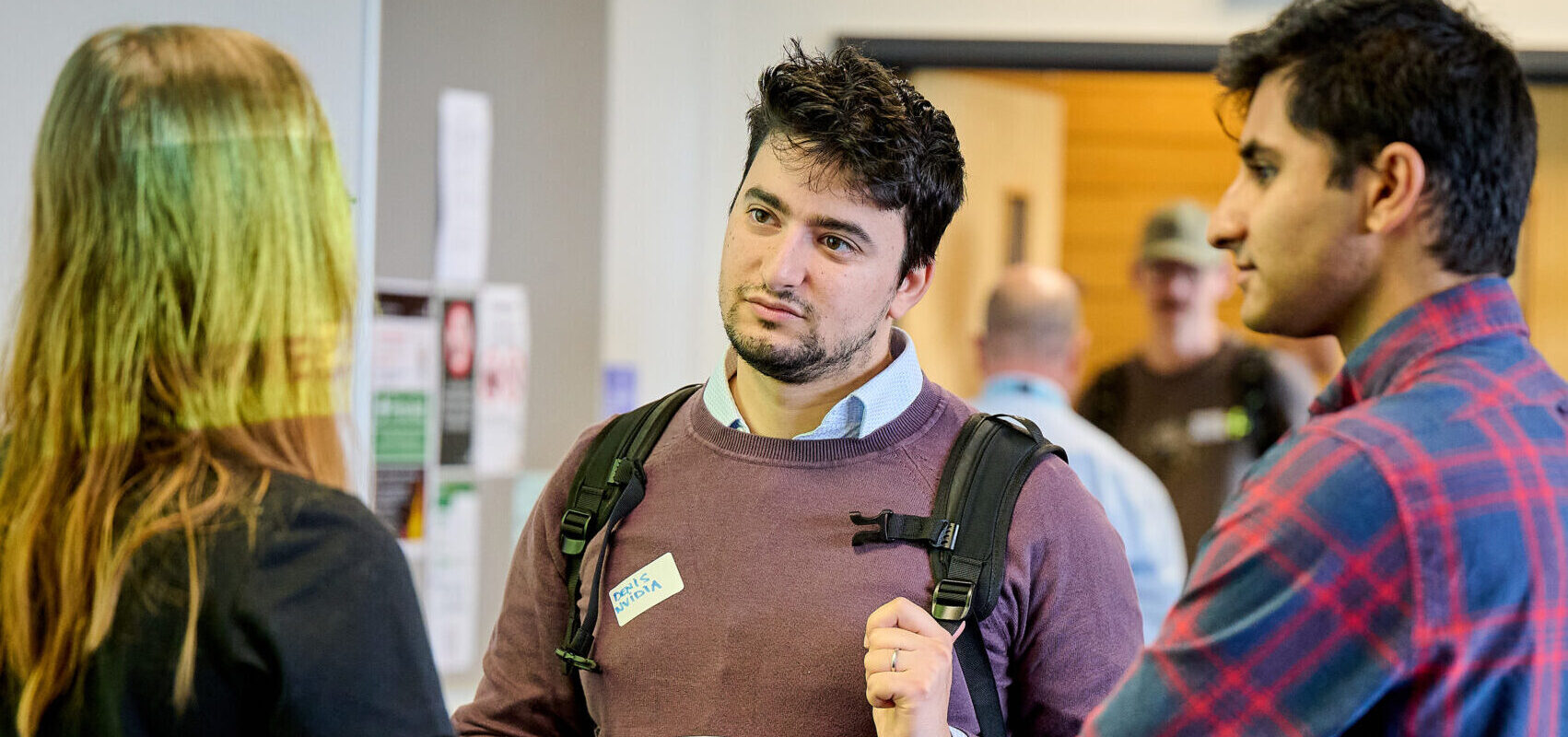 delegates at a networking event