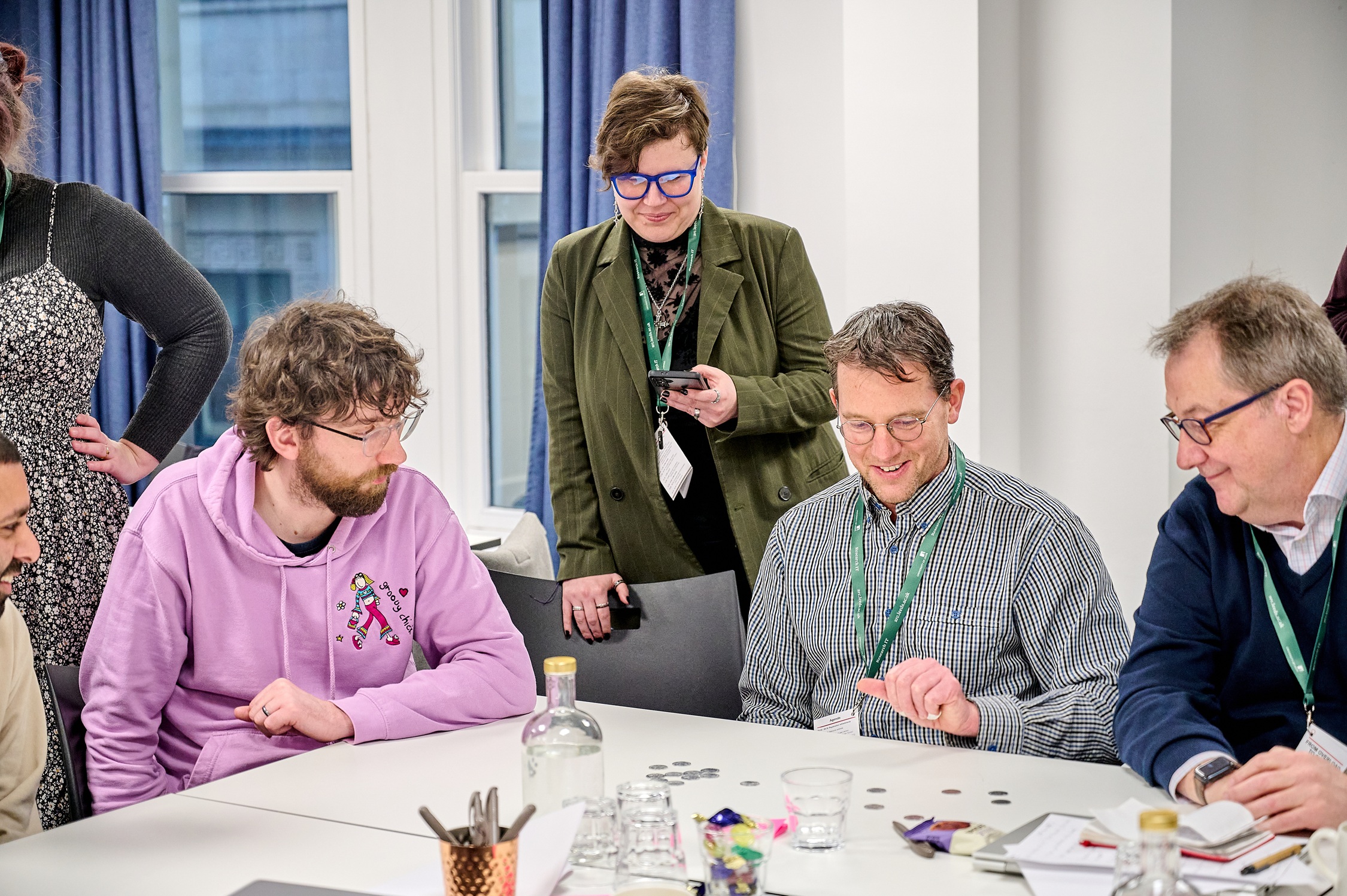 group of learners in a workshop